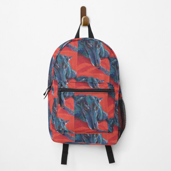 Item preview, Greyhound on Red designed and sold by Karin McCombe Jones.