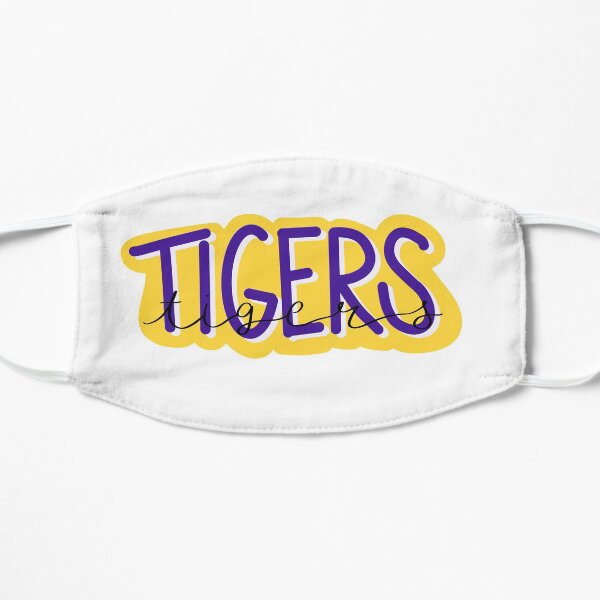 Tigers with script on white Mask
