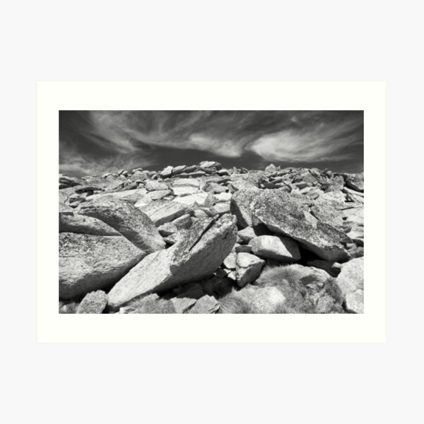 Kosciuszko Rock Art Print