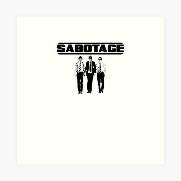Beastie Boys Sabotage Art Print