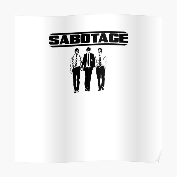 Beastie Boys Sabotage Poster