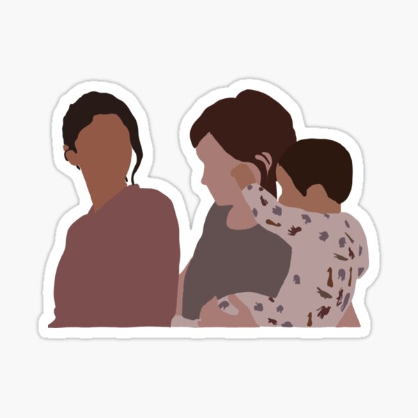 Ellie Dina and jj Sticker
