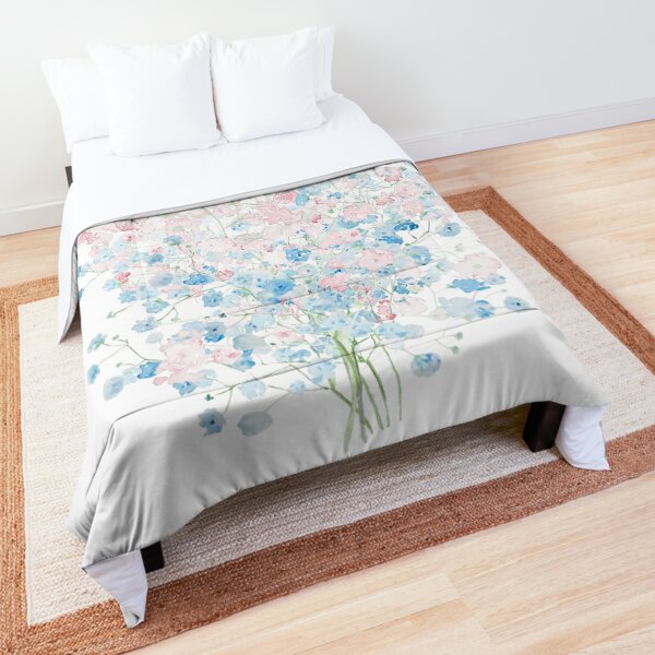 blue baby comforter