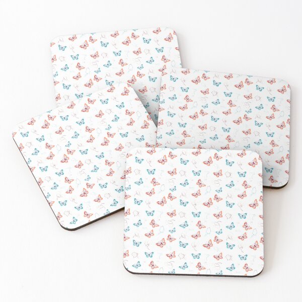 Item preview, Butterflies White  designed and sold by ChariseSablan.