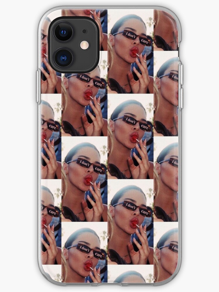 Kendall Jenner Vintage I Don T Care Phone Case Iphone Case Cover By Mass Stickers Redbubble