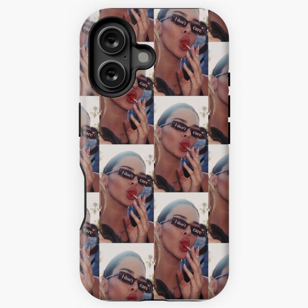 Aperçu de l'œuvre kendall jenner vintage je m'en fous étui pour téléphone !! créée et vendue par mass-stickers.