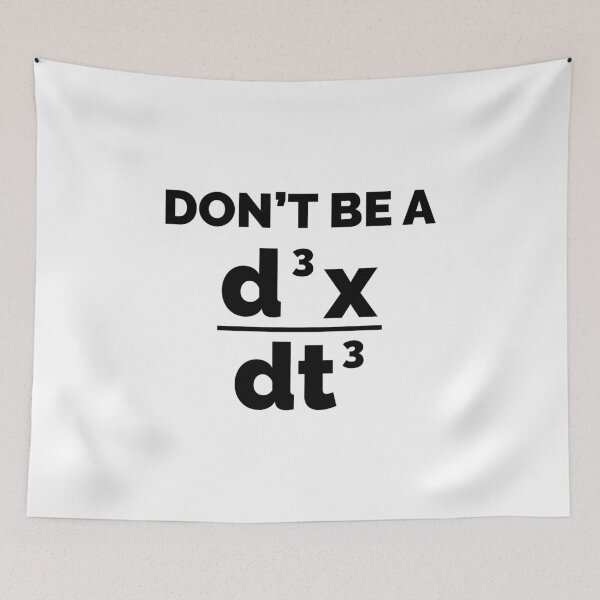 Item preview, Don't Be a Jerk - Funny Calculus designed and sold by EstelleStar.