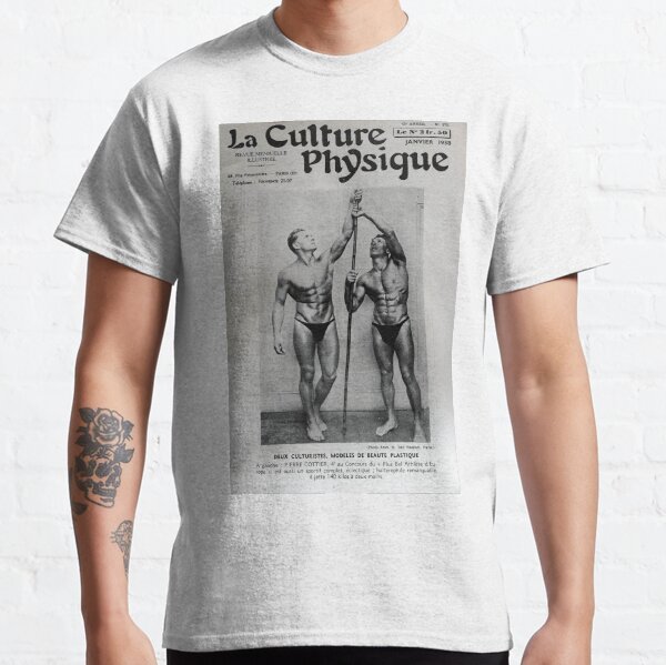 La Culture Physique January 1938 Swiss Athlete Pierre Cottier Classic T-Shirt
