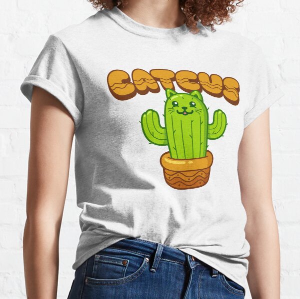 cat cactus shirt