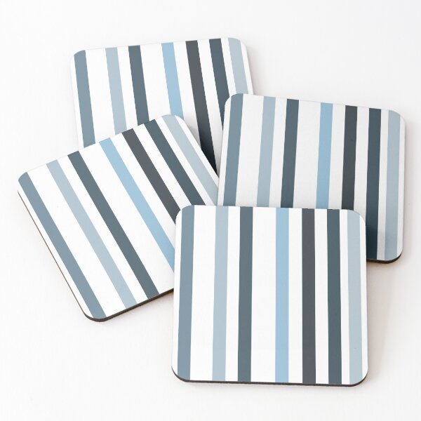 Item preview, Blue Vertical Stripes designed and sold by Mackenzie Todd.