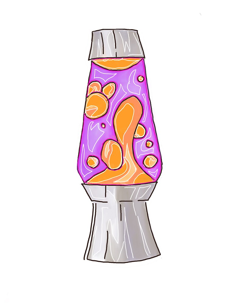 "Groovy Lava Lamp" Sticker for Sale by fionafiestawar Redbubble