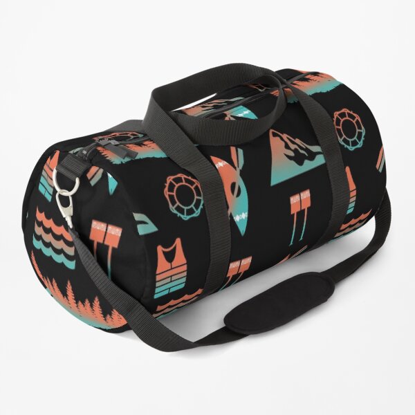 Kayaking Pattern Duffle Bag