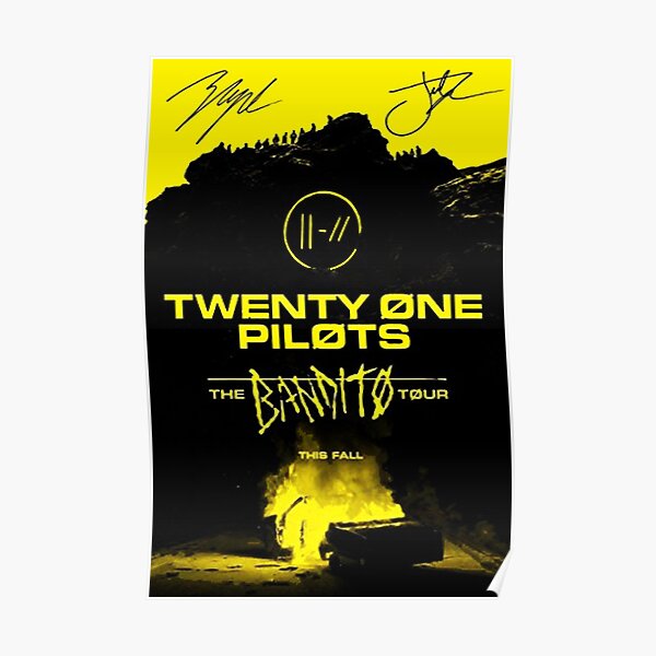 Twenty One Pilot Posters Redbubble - twenty one pilots the bandito tour roblox roblox