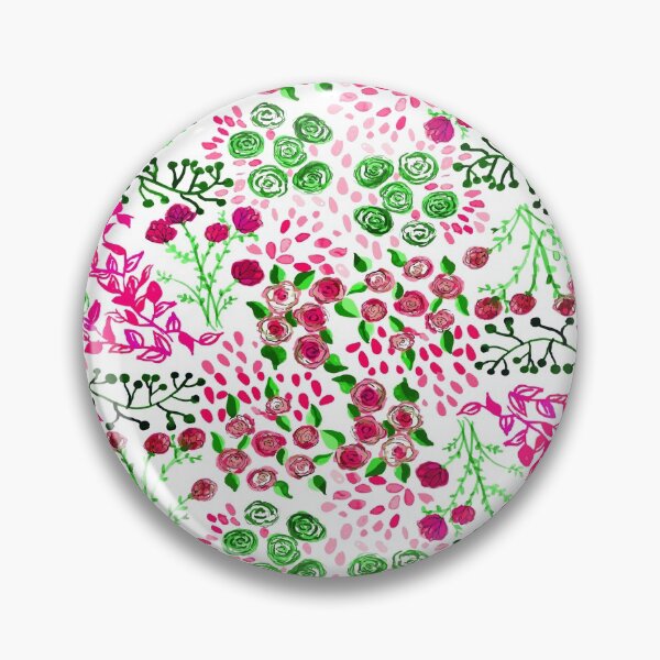 Item preview, watercolor springs pink and green  designed and sold by ArtsyEmma2.
