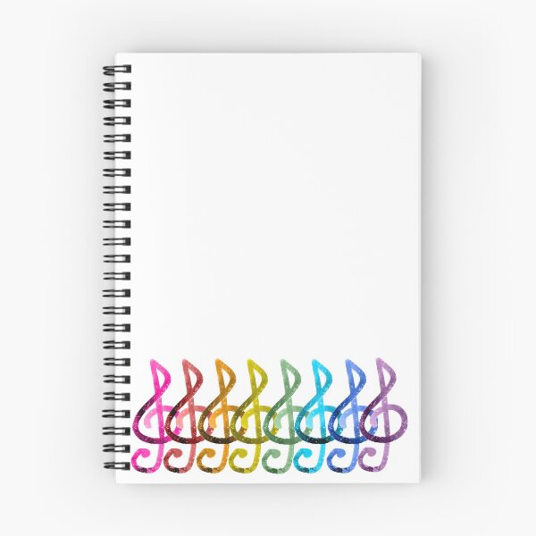 Item preview, Treble Clef Rainbow designed and sold by Tara Barnaba.
