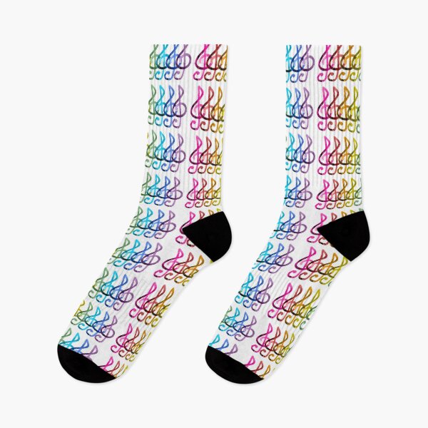 Item preview, Treble Clef Rainbow designed and sold by Tara Barnaba.