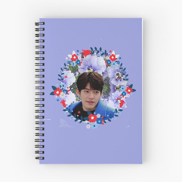Artikelvorschau, [Kim Woo Bin + Blaue Blumen] entworfen und verkauft von humanlydesigned.