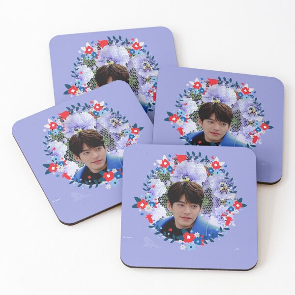 Item preview, [Kim Woo Bin + Blue Flowers] designed and sold by humanlydesigned.