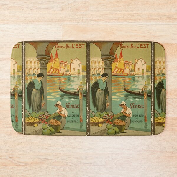 Item preview, EST Venise vintage travel poster designed and sold by stickart-marek.