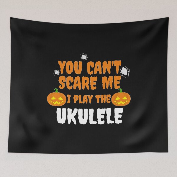 Item preview, Can't Scare Me I play the Ukulele Halloween Musician designed and sold by losttribe.