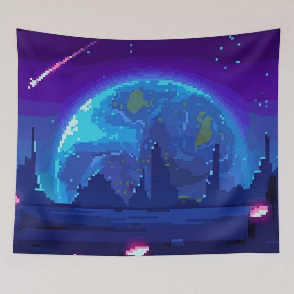 Item preview, Pixelated "I Miss the Earth" designed and sold by HopeDetour.