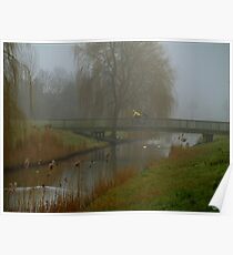 Misty Sunday morning Poster