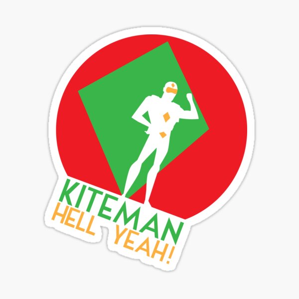 Kiteman Hell Yeah Sticker