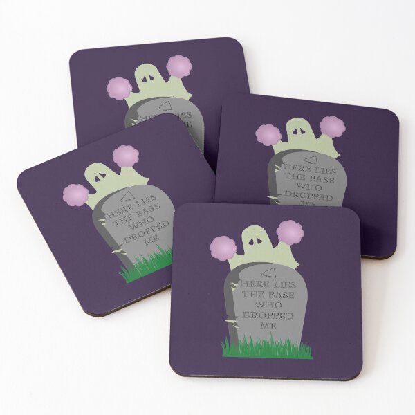 Item preview, Cheerleader stunt flyer funny Halloween ghost purple poms designed and sold by GrammarDance.