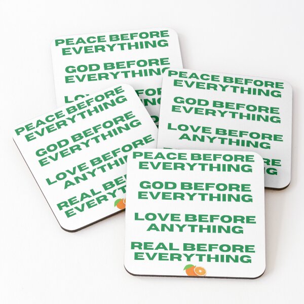 Item preview, PEACE, GOD, LOVE, REAL COMES FIRST  designed and sold by ojocinco.