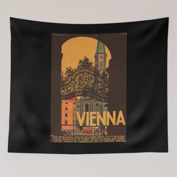 Item preview, Vienna vintage travel poster designed and sold by stickart-marek.
