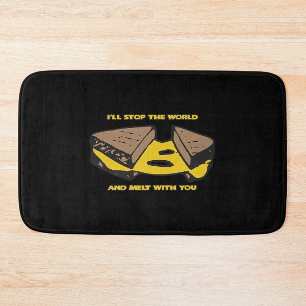 Item preview, Pararé el mundo y me derretiré contigo Sandwich de queso a la parrilla designed and sold by KoolMoDee.