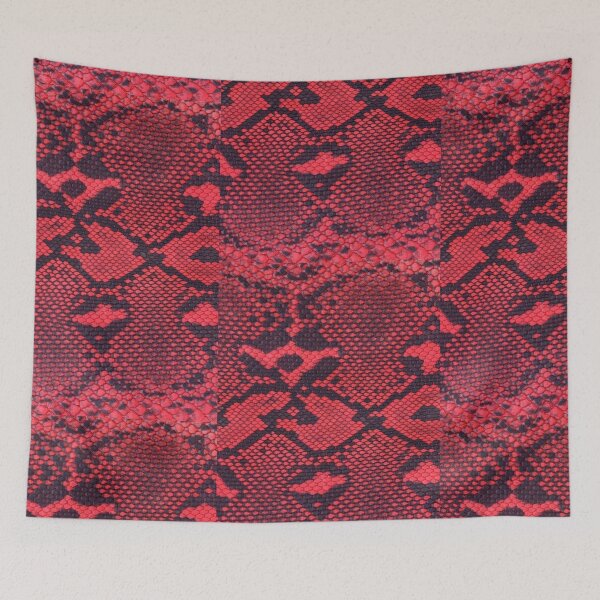 Item preview, Snake Print Face Mask Reusable & Washable, Designer Inspired, Animal Print, Red & Black designed and sold by wildxinfinite.