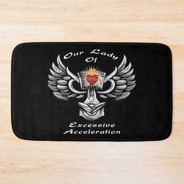 Item preview, Our Lady Of Excessive Acceleration Piston Racing Design designed and sold by KoolMoDee.
