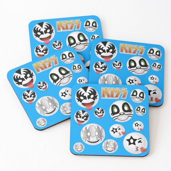 Item preview, Kiss band Pattern - Blue - Cute design for kids designed and sold by mimogoshopping.