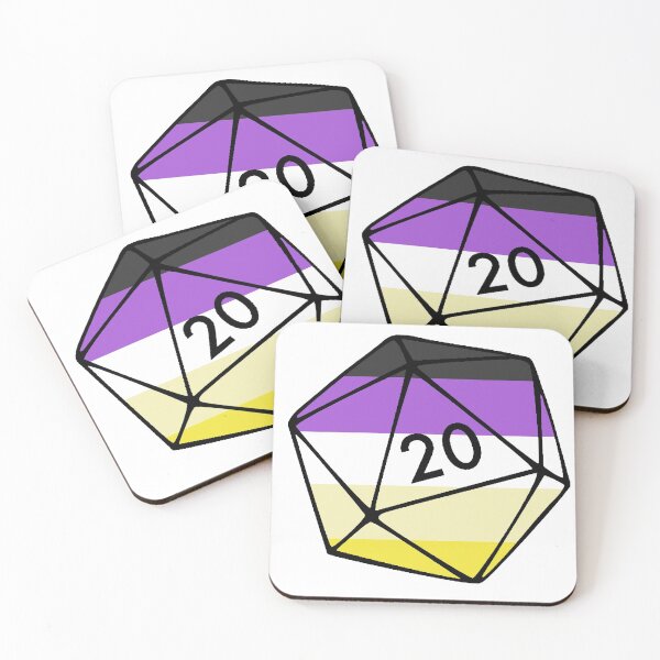 Item preview, Non-Binary D20 designed and sold by erdavis6.