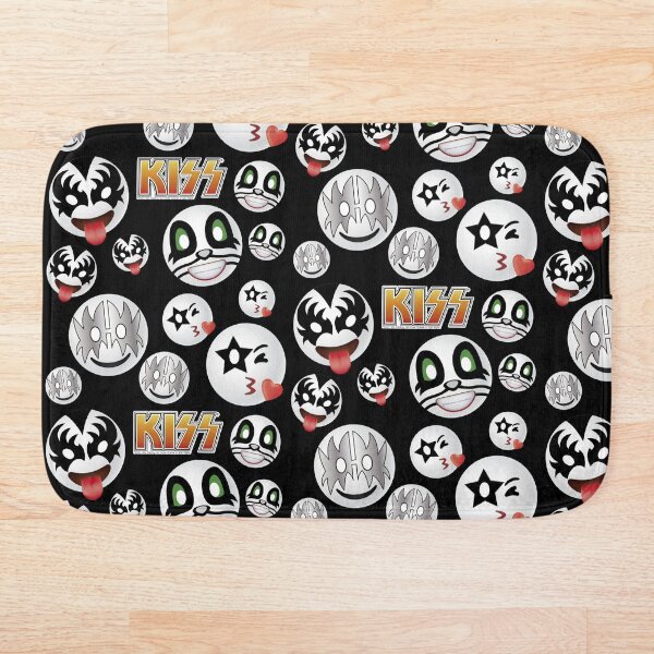 Item preview, Kiss band Pattern - Black - Cute design for kids designed and sold by mimogoshopping.