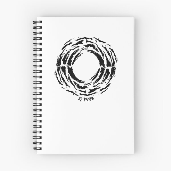 Item preview, Full Circle Linoleum Block Print in Black designed and sold by JD-PANDA.