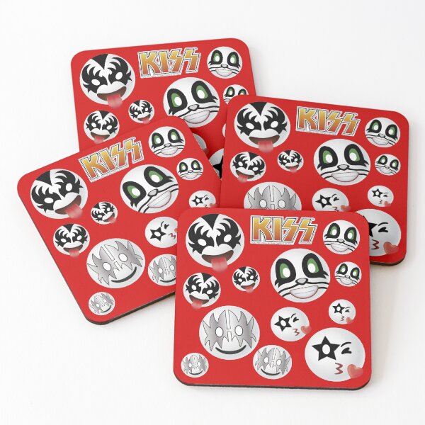 Item preview, Kiss band Pattern - Red - Cute design for kids designed and sold by mimogoshopping.