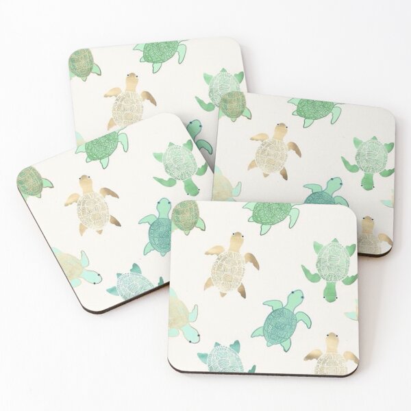 Item preview, Coastal Turtle Print designed and sold by ansleyelisa.