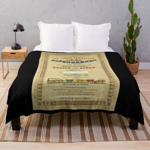 Item preview, 1947 100 Jahre Schweizer Eisenbahnen vintage travel poster designed and sold by stickart-marek.