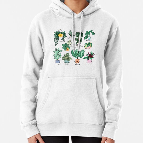 Philodendron Family Pullover Hoodie