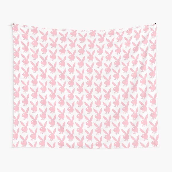Pink playboy monogram Tapestry