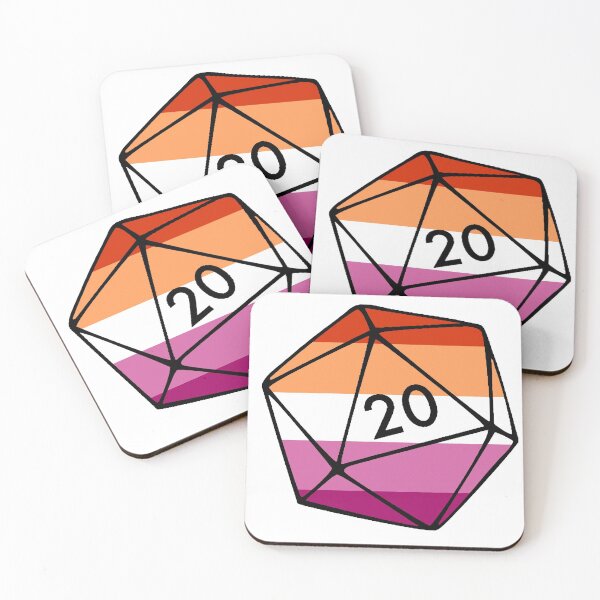 Item preview, Lesbian D20 designed and sold by erdavis6.