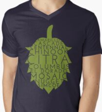 American Hop Flower Men's V-Neck T-Shirt
