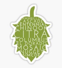 American Hop Flower Sticker