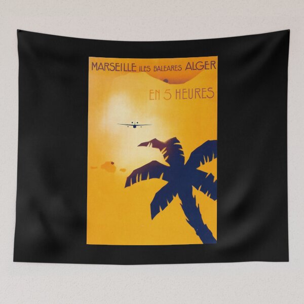 Item preview, En 5 Heurs vintage travel poster designed and sold by stickart-marek.