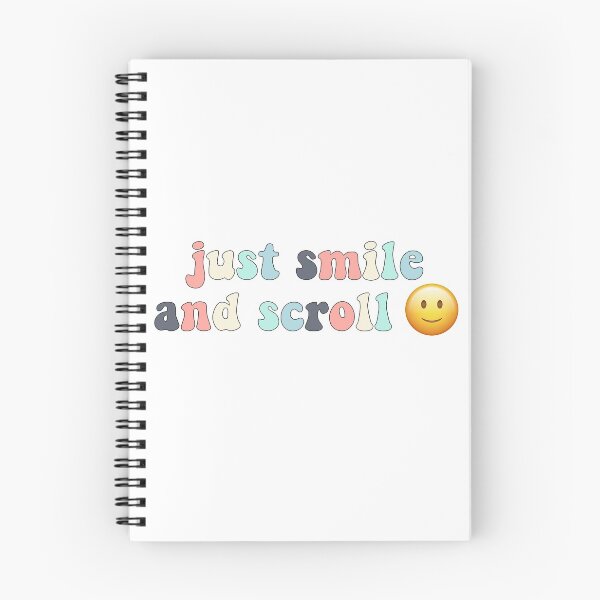 Item preview, Just smile and scroll colored designed and sold by thicker than  a sticker.