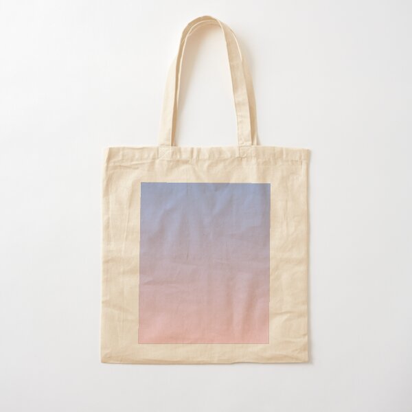 Ombre | Gradient Colors | Serenity and Rose Quartz | Color Trends | Fashion Colors | Cotton Tote Bag