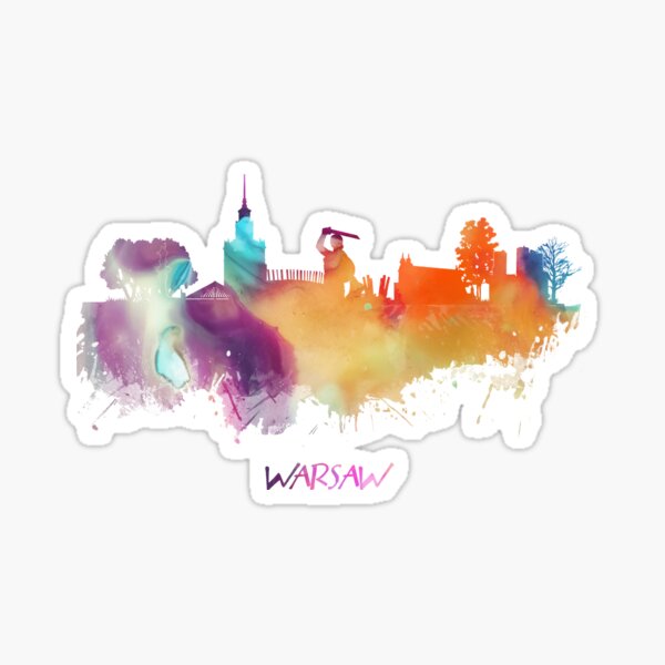 Item preview, Warsaw Poland skyline designed and sold by JBJart.