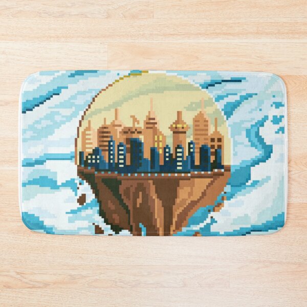 Item preview, Pixelated Floating City designed and sold by HopeDetour.